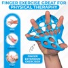 2Pcs Grip Strength Trainer,Finger Stretcher,Hand Strengtheners,Hand Exercise Web with Various