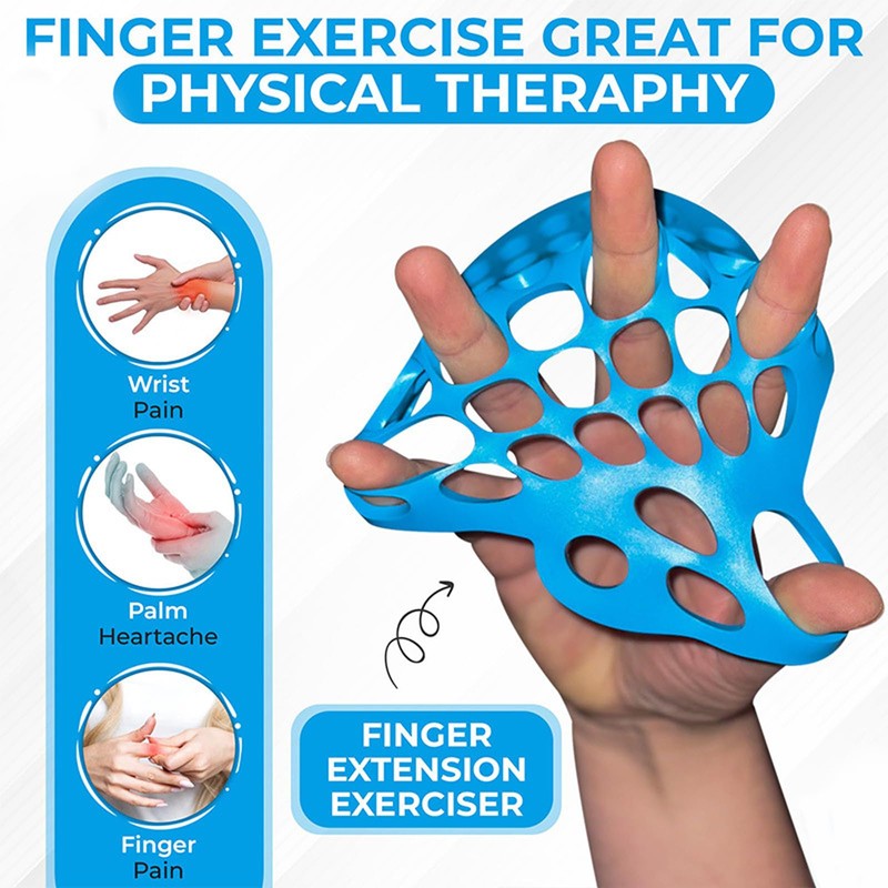 2Pcs Grip Strength Trainer,Finger Stretcher,Hand Strengtheners,Hand Exercise Web with Various