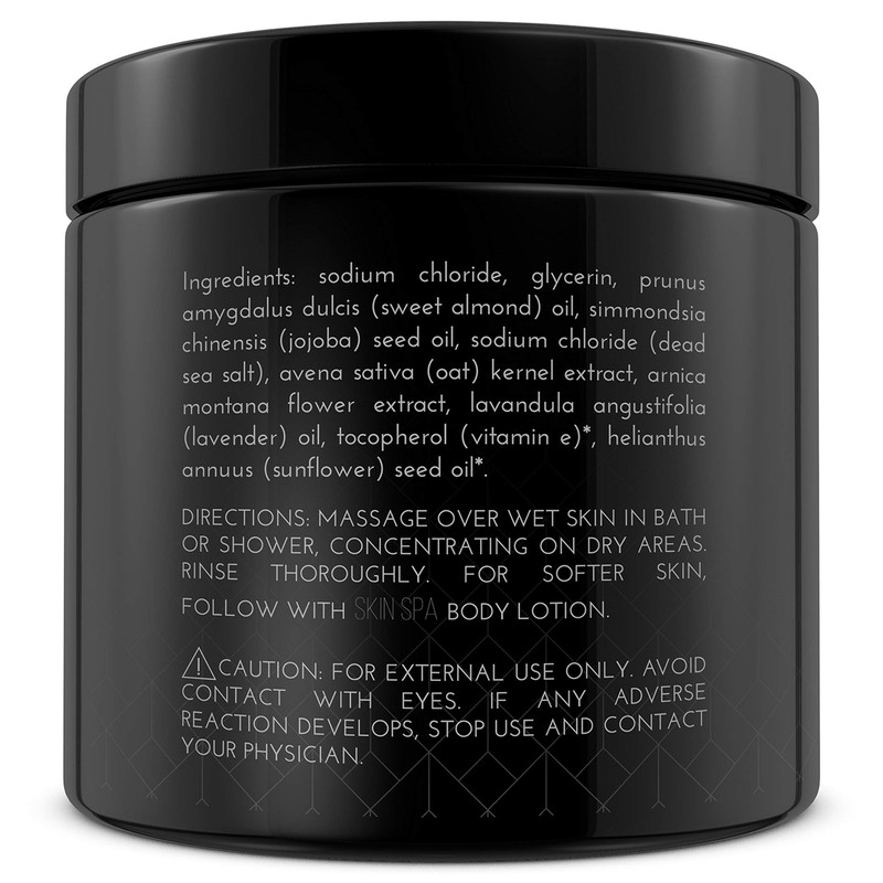 Mineral Sea Salt Scrub - Unscented 16oz (453gr)