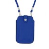 Leather Neck Pouch for Phone (Style 2) - Blue