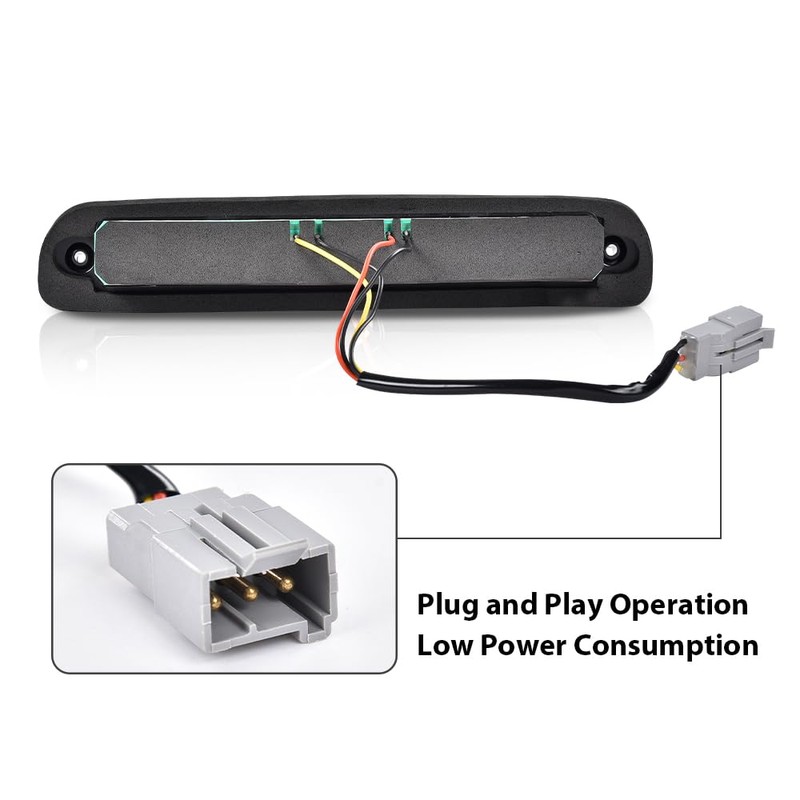 G-PLUS Rear LED Third Brake Light Compatible With 1999-2015 Ford