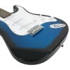 Segawe Full Size Blue Electric Guitar with Amp, Case and