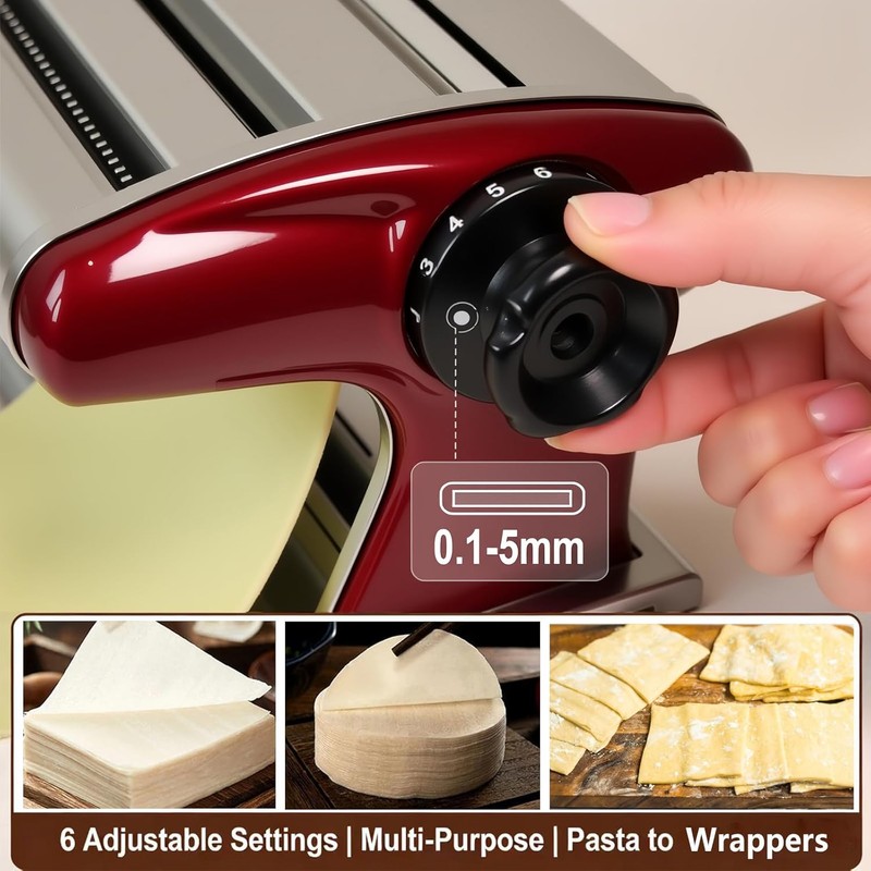 XINGYUEXUAN Manual Pasta Maker - Stainless Steel Noodle Machine with
