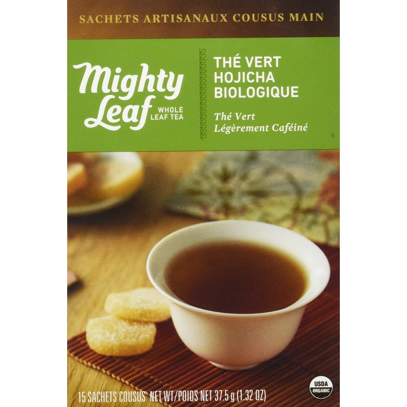 MIGHTY LEAF Organic Hojicha Green Tea 15 Count, 15 CT