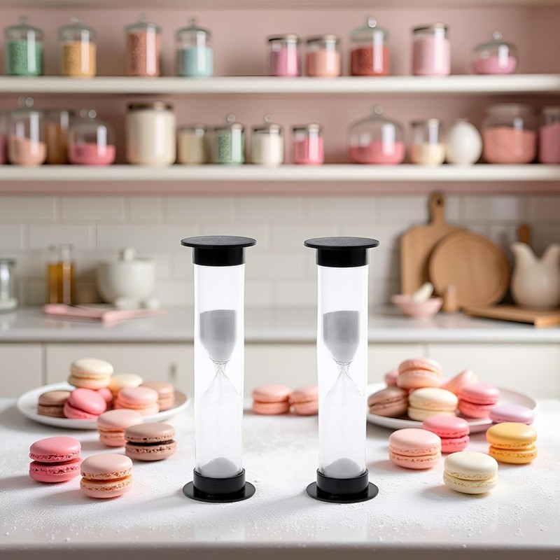 2Pcs New Mini Hourglass Sand Timer - 1 Minute (60