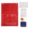 Counting Place Value Pocket Chart with 200pcs Straw 20 Rubber
