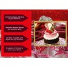 6x Valentine's Day Acrylic Cupcake Toppers Heart shaped Tags Valentines