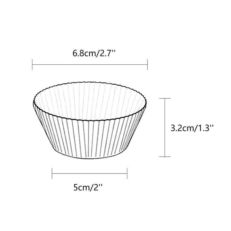 Cupcake Baking Cases 600pcs Muffin Cases Standard Paper Wrappers 6