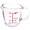 15ml Measuring Cup, Plastic Mini Measuring Cup with Red Graduated