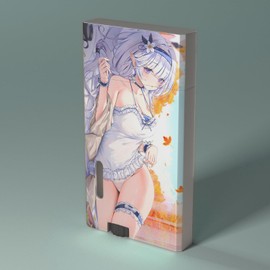 Anime Girl Cool Lighter Jet Torch,Refillable Windproof Torch Flame Adjustable Lighters,BBQ Candles Camping (Butane Not Included) (w1)