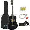 ZENY 38-in Kid Beginner Acoustic Guitar Set Right-handed W/Case, Strap,
