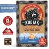 Kodiak Cakes Muffin Mix, Blueberry, 14 Ounce, Pack of 6