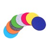Operitacx 8pcs Round Eva Board Felt Wall Sticker Memo Board