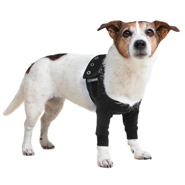 Recovery Double Sleeves - Small - Black - Tutore arto