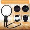 5X Large Hands Free Magnifying Glass for Reading, Flexible Gooseneck
