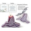 Velas colibrí aromáticas Gardenia y Lavanda – Pack 24 para