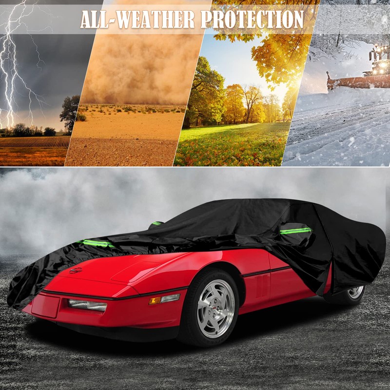 Waterproof Car Covers Replace for 1984–1996 Corvette C4, 6 Layers