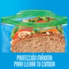 Ziploc Bolsas Reutilizables para Sandwiches, Pestañas Abre-Fácil, 20 Bolsas