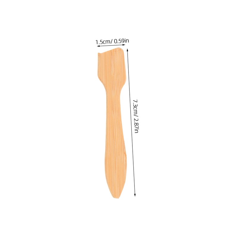 Ipetboom 5pcs Natural Bamboo Facial Mask Spatula Set Face Mask
