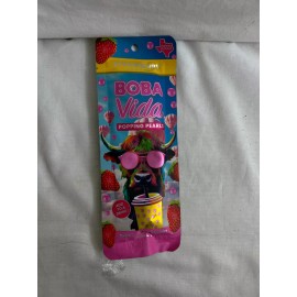 BobaVida Popping Pearls Boba Bubbles Pick Flavor - Strawberry