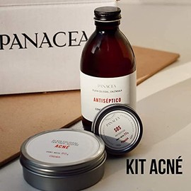 Crema para ACNÉ SOS ideal para brotes de acné, 100% de ingredientes naturales, sin químicos con concentración de azufre, óxido de zinc, lemongrass, te