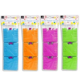 New Set of 3 Mini Ice Brick Pack Block Blocks Freezer Cooler Bag Box Travel Picnic