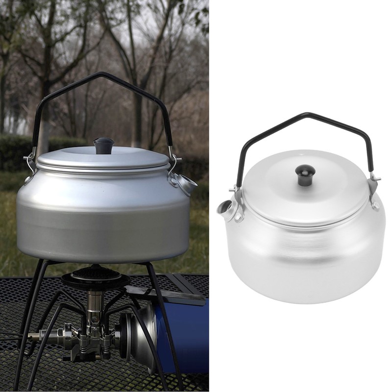 Camping Kettle Lightweight Aluminum Alloy Portable Camp Tea Pot Coffee