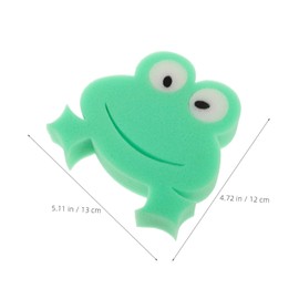 FELTECHELECTR 4pcs Gentle Exfoliating Shower Scrubber for Soft Bath Sponge Light Green for Fun Bath Activities