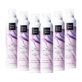 SGX NYC The Do It All 3-in-1 Dry Texture Spray - Versatile Dry Shampoo and Texture Spray for Refreshed Hair - Volumizing Hair Products - 6 pc