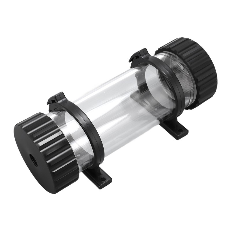 Cylindrical Water Cooling Tank PC Water Tank Built in Filtration