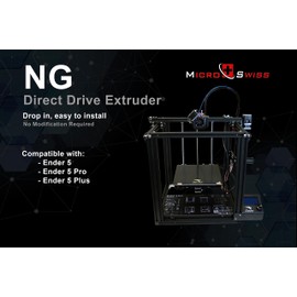 Microswiss NG Direct Drive Extruder for Creality Ender 5/5 Pro / 5 Plus (Drop in Upgrade, No modifican Required)