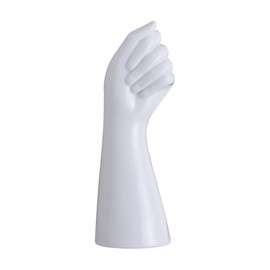Human Body Vase,Small Flower Vase,White Ceramic Vase,Hand Vase,Modern Vase for Garden Home Living Room Decor,Table Art Statue Indoor Outdoor (White)