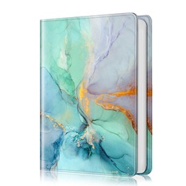 Fintie Photo Album for 4x6 Photos - 112 Pockets Vegan Leather Cover Memory Albums Book for Birthday Family Anniversary Vacation Pictures, Emerald Marble