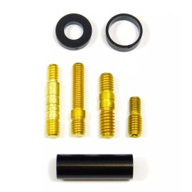 TRUE SPIKE 9" FAT BULLET ANTENNA BLACK GUNMETAL FOR FORD F250 F350 SUPER DUTY