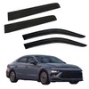 WGGDRAQQ 4Pcs Set Tape-On Rain Guards Window Visors for Hyundai