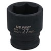 27mm Metric Shallow Impact Impacted European Style Socket 1/2" Drive