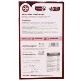 Hidden Chefs Kadai Chicken - Instant Recipe Kit for Delicious Home Cooking - Cooked in 20 Mins - Pack of 2 large