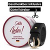 Cartvelli Women's Leather Belt 2.5 cm Narrow with Gift Box