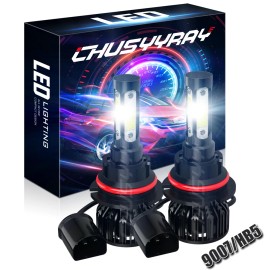CHUSYYRAY Fits Nissan Frontier 2001-2020 9007 LED Headlight Hi Low Beam Bulbs Super Bright
