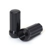Acorn M14x1.5 Black Lug Nuts - 2" Tall, Set of
