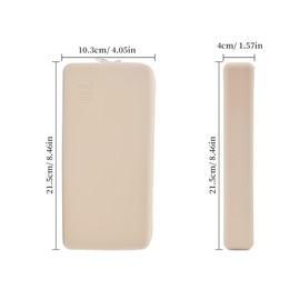 Makeup Pinsel Organizer für Reisen, Silikon Tasche Pinseltasche, Waschbarer Make Up Pinsel Tasche, 21x10x4cm Tragbarer Kosmetiktasche für Schönheitsutensilien, Toilettenartikel