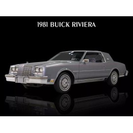 1981 Buick Riviera NEW Metal Sign: 9x12" Ships Free