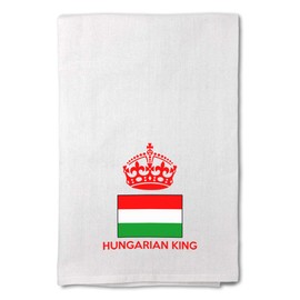 Style In Print Custom Decor Flour Kitchen Towels Hungarian King Crown Countries Countries King Cleaning Supplies Dish Towels Design Only