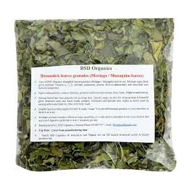 BSD Organics drumstick leaves dried (Moringa/Munagaku leaves) - 200 grm