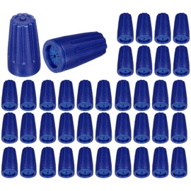 sourcing map 20Pcs Waterproof Wire Connector, Cable Terminal Connectors 22-12AWG Twist Nut Caps for Landscape Light, Water Irrigation, Blue