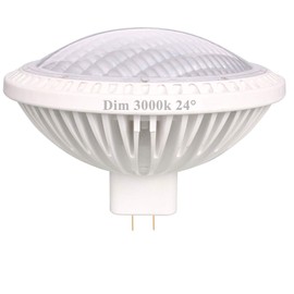KAPATA Dimmable 500W PAR64 Replacement LED 40W Soft White 2700K 120V 3800lm 24°Beam Angle GX16D Lamp Base, Pack of 1