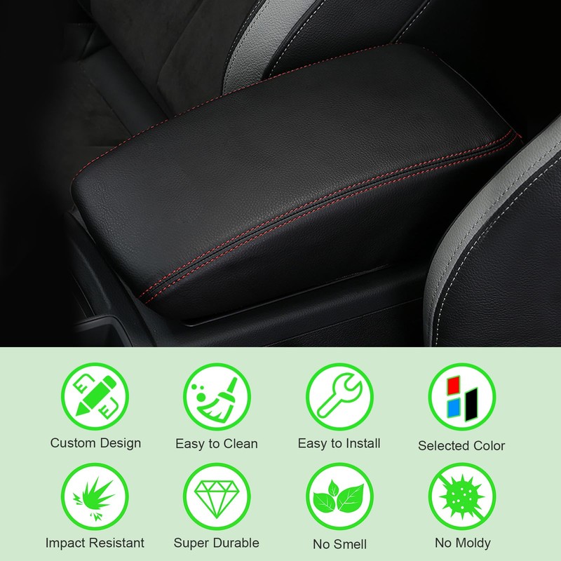 GAFAT Compatible with Q3 F3 2019-2024 Armrest Covers, Q3 Sportback