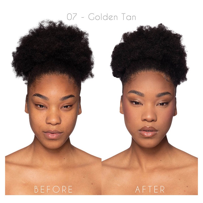 MRS GLAM GLORIOUS SKIN POWDER FOUNDATION - 07 GOLDEN TAN,