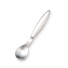 Lisse Spoon: Round Spoon, Easy to Grasp, Easy to Eat, Lightweight, Easy to Hold, Easy to Use, For Nursery Schools, All Stainless Steel, Easy to Wash, Stable, Triangular Handle, Three Finger Handle,