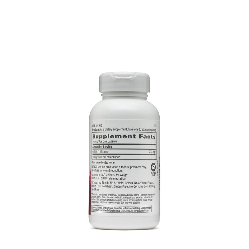 GNC Women's Gelatin Supplement, Supports Healthy Hair, Skin and Nails